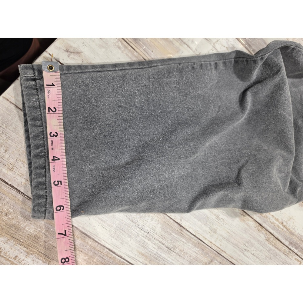 Vintage Gitano Express High Waisted Acid Wash Grey Pleated Jeans Size 5 READ - Picture 7 of 10